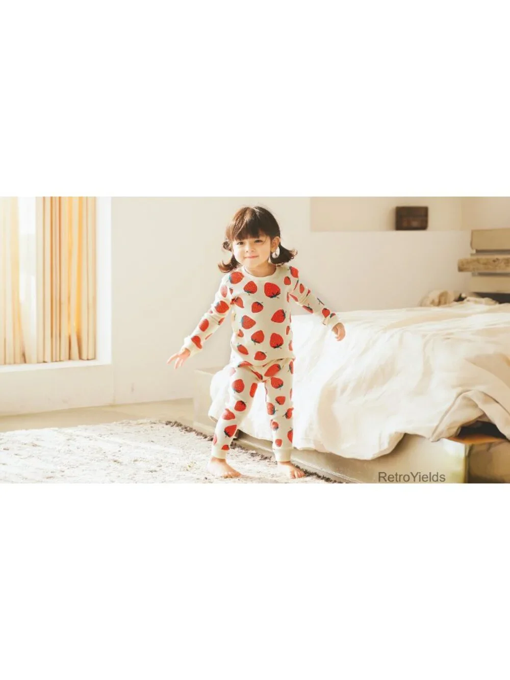 Kids Toddler Pajama Set Long Sleeve Cotton Snug Fit Crew Neck Animal Truck